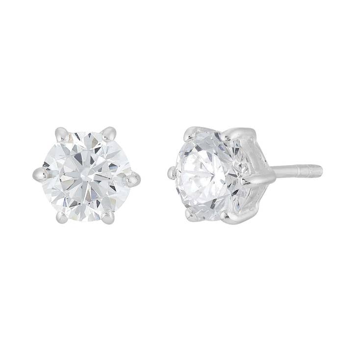 Silpada 'Glisten and Gleam' Cubic Zirconia Stud Ea for wholesale by Silpada