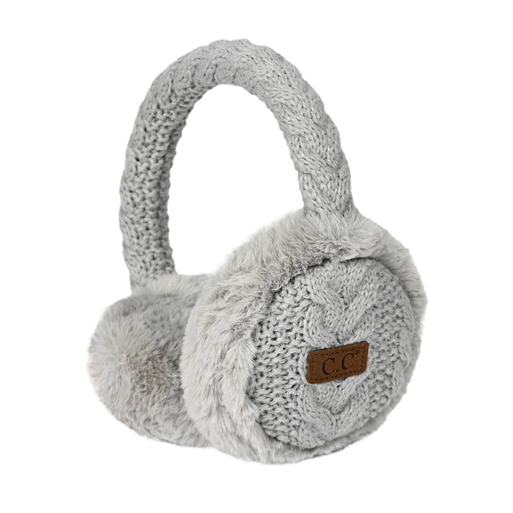 Fashion City - Wholesale Earwarmers/Ear Muffs - Women's - Cable Knitted Faux Fur Ear Muffs14