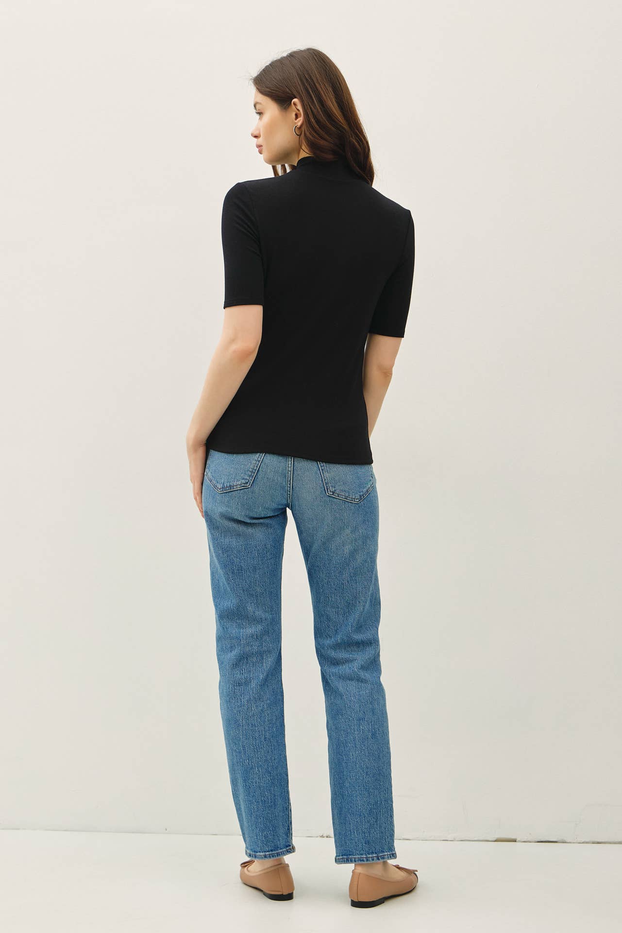 Be Cool - Vente Haut en maille – femme - HAUT EN MAILLE À COL MONTANT À MANCHES COURTES18