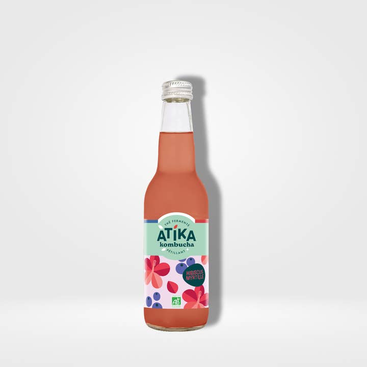 Atika Kombucha Bio Ibisco Mirtillo per la vendita all'ingrosso da parte di Native
