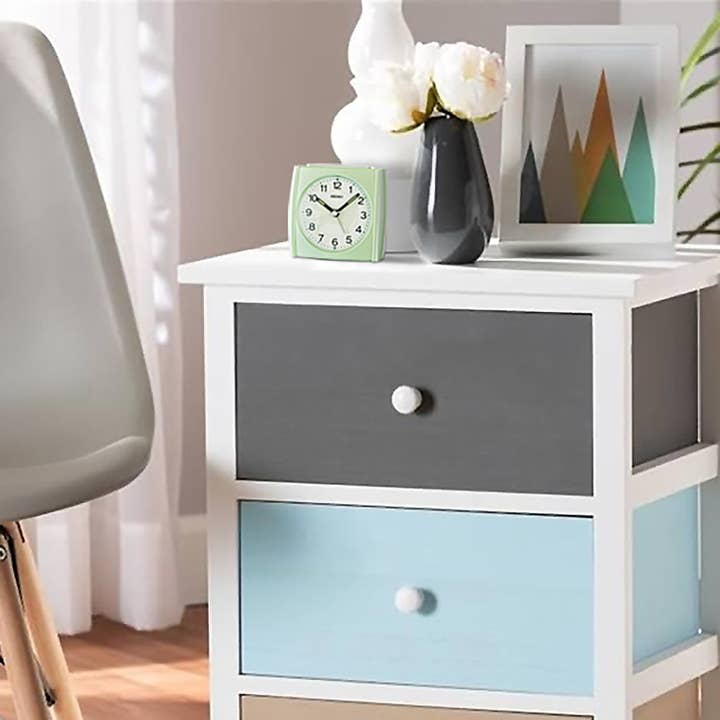 Seiko Clocks USA - Wholesale Alarm Clock - 3.5" Allison Dog Alarm Clock, Green3