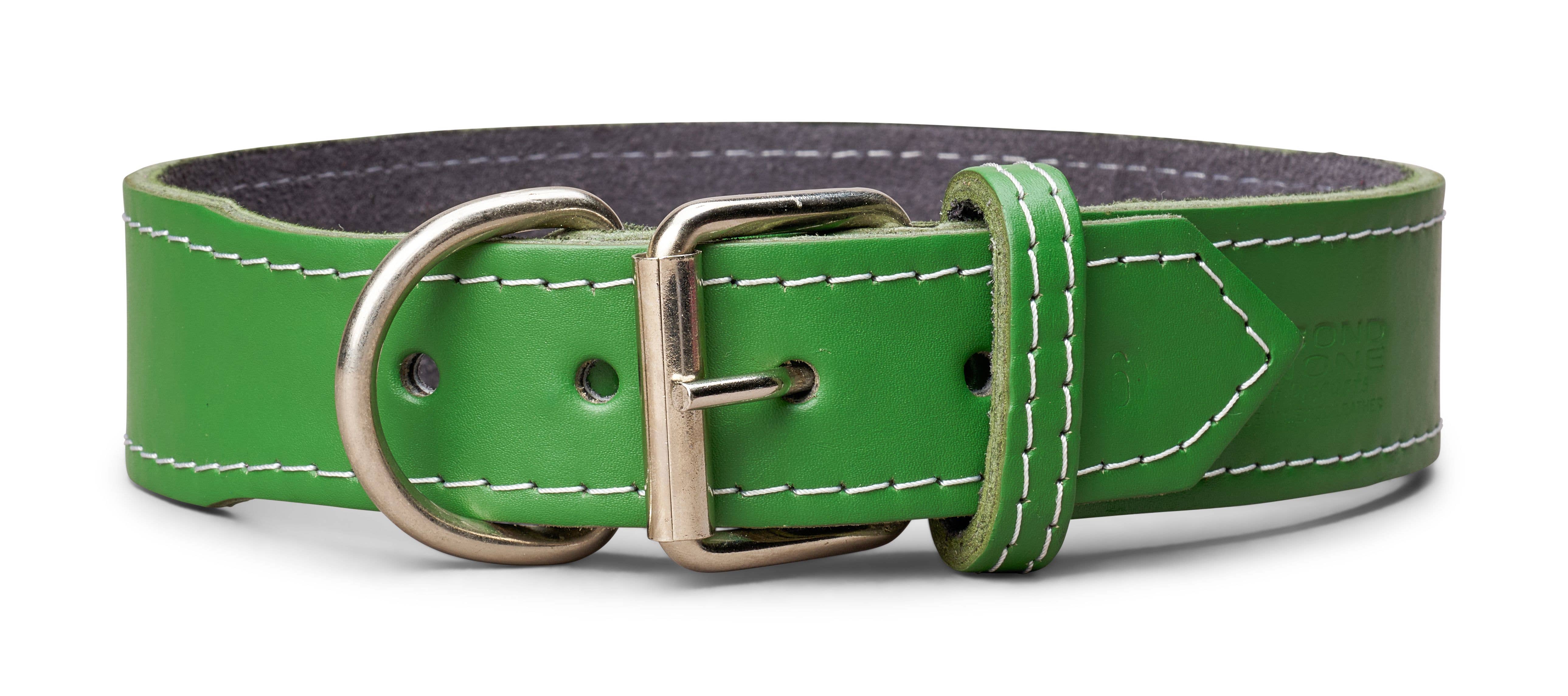 TOP DOG BRAND INC - Wholesale Pet Collar - Dog - 1 3/4 Inch Wide Plain Leather Collars11