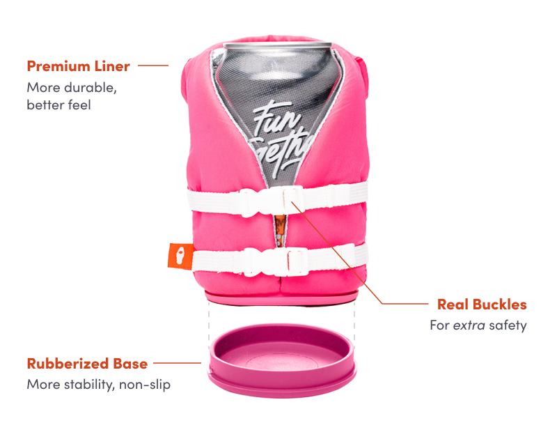 Puffin Drinkwear - Wholesale Drink Huggers & Koozies - *ON SALE* 12 oz Drink Sleeve - The Buoy - Key Lime Pie1