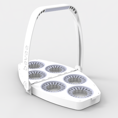 Bevee - Wholesale Serving Tray - 6-Cup Reusable Drink Carrier 5