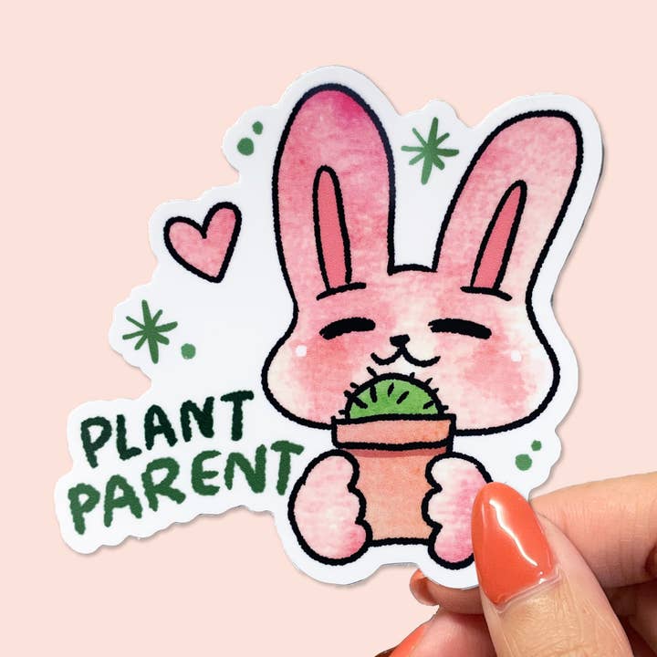 Plant Parent Sticker for wholesale by Wanderella