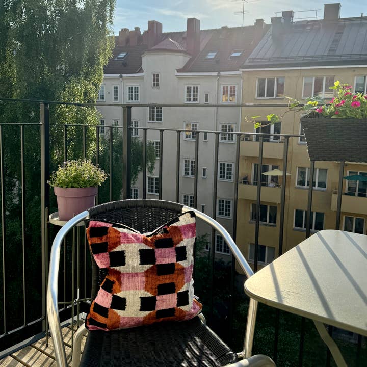 Mila∞Miro by Emelie - Wholesale Throw Pillow Cover - Velvet Ikat Cushion Candy | Velvet Ikat Pillow Cover6