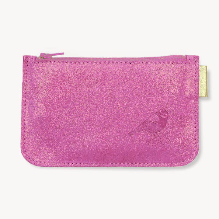 BARNABÉ AIME LE CAFÉ - Wholesale Coin Purse - Women's - Glittery crust leather wallet1