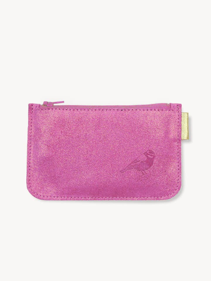 Glittery crust leather wallet for wholesale by BARNABÉ AIME LE CAFÉ
