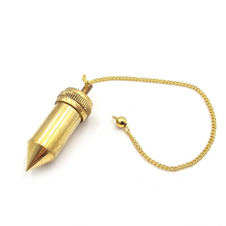 Shamans Crystal - Wholesale Meditation Supplies - Brass Pendulums, Brass Dowsing Pendulums with Gift Pouch34