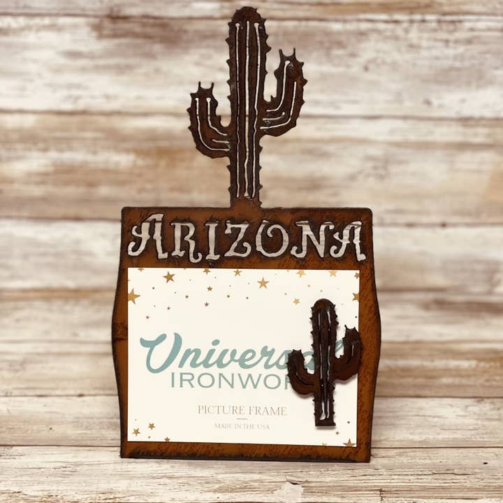 Universal Ironworks USA - Wholesale Picture Frame - Arizona with Emporium Cactus Southwestern Picture Frame