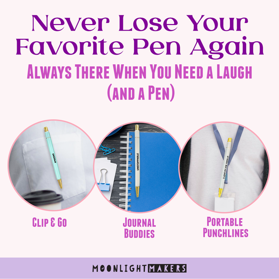 Moonlight Makers - Wholesale Pen - My Anxiety Has Anxiety - Funny Pen Set - Gift, Birthday7