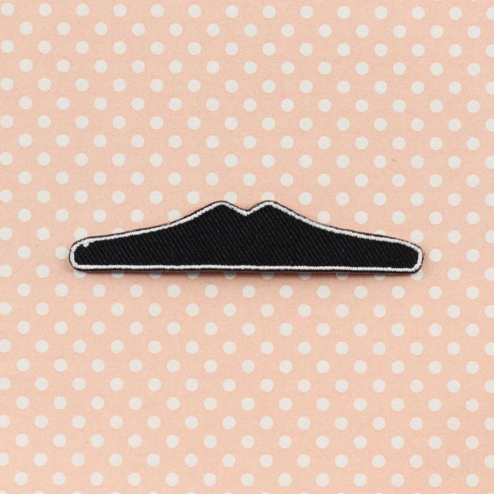 Tribal Trade GmbH - Wholesale Patch - Mustache straight slim mustache patch sticker2