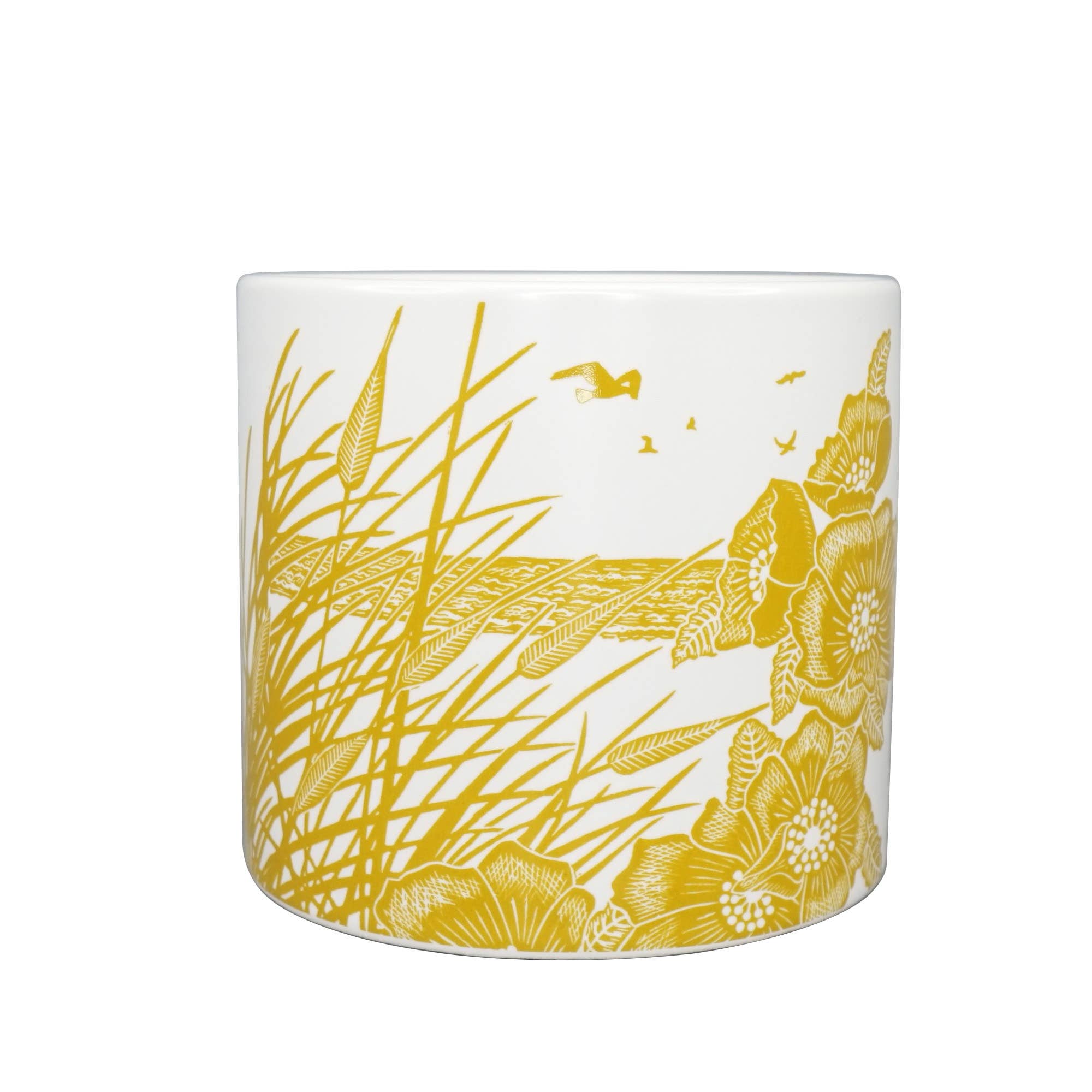 Nibble Distributors Ltd - Wholesale Plant pot - Kate Heiss Ceramic Pot - Mustard