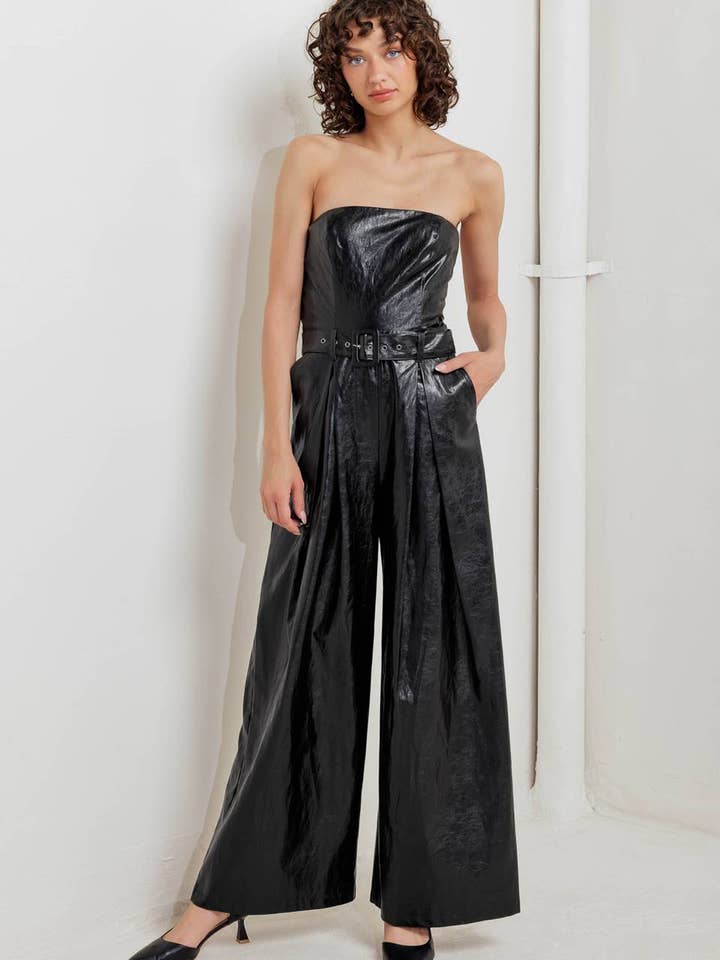 Une combinaison en similicuir - FP1757 pour la vente par FLYING TOMATO