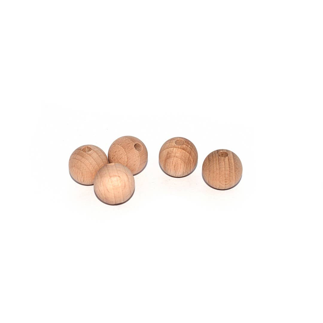 Fais-le toi-même - Wholesale Beads - 16mm Round Natural Wood Bead