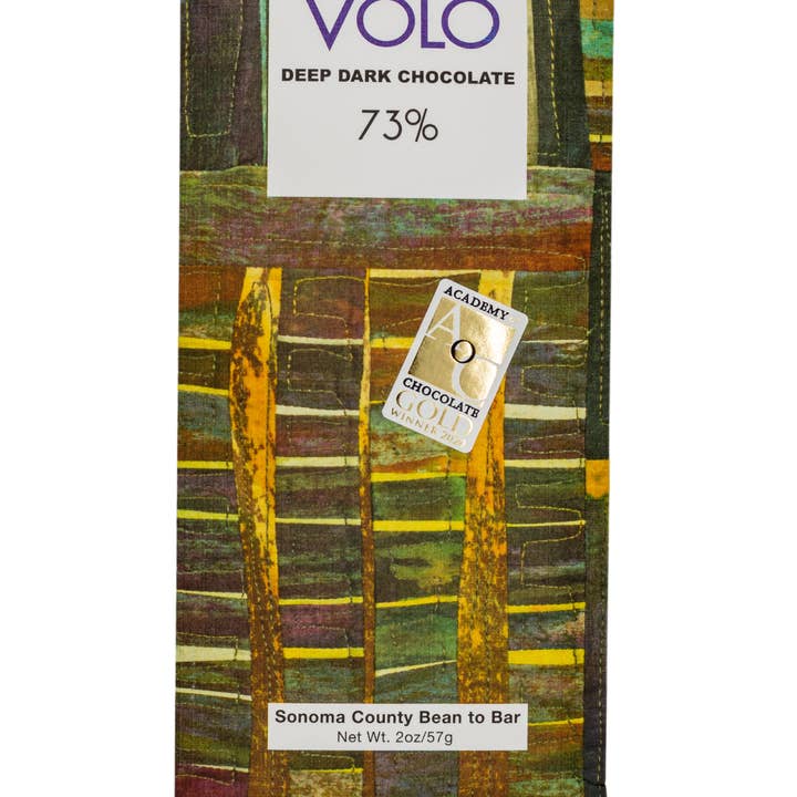 Volo Chocolate - Wholesale Chocolate Bar - 73% DEEP DARK CHOCOLATE our purest + darkest chocolate