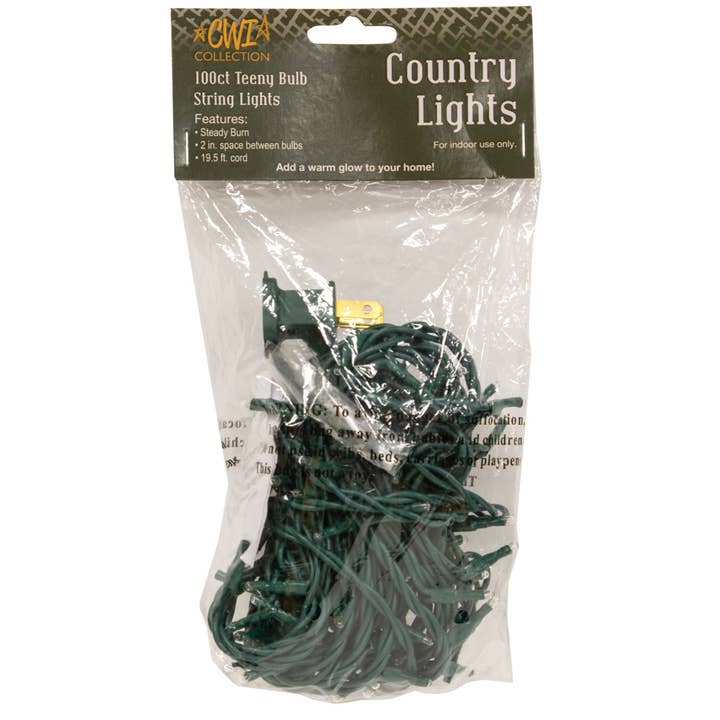 Guirlande lumineuse verte 100 ampoules pour la vente par CWI Gifts