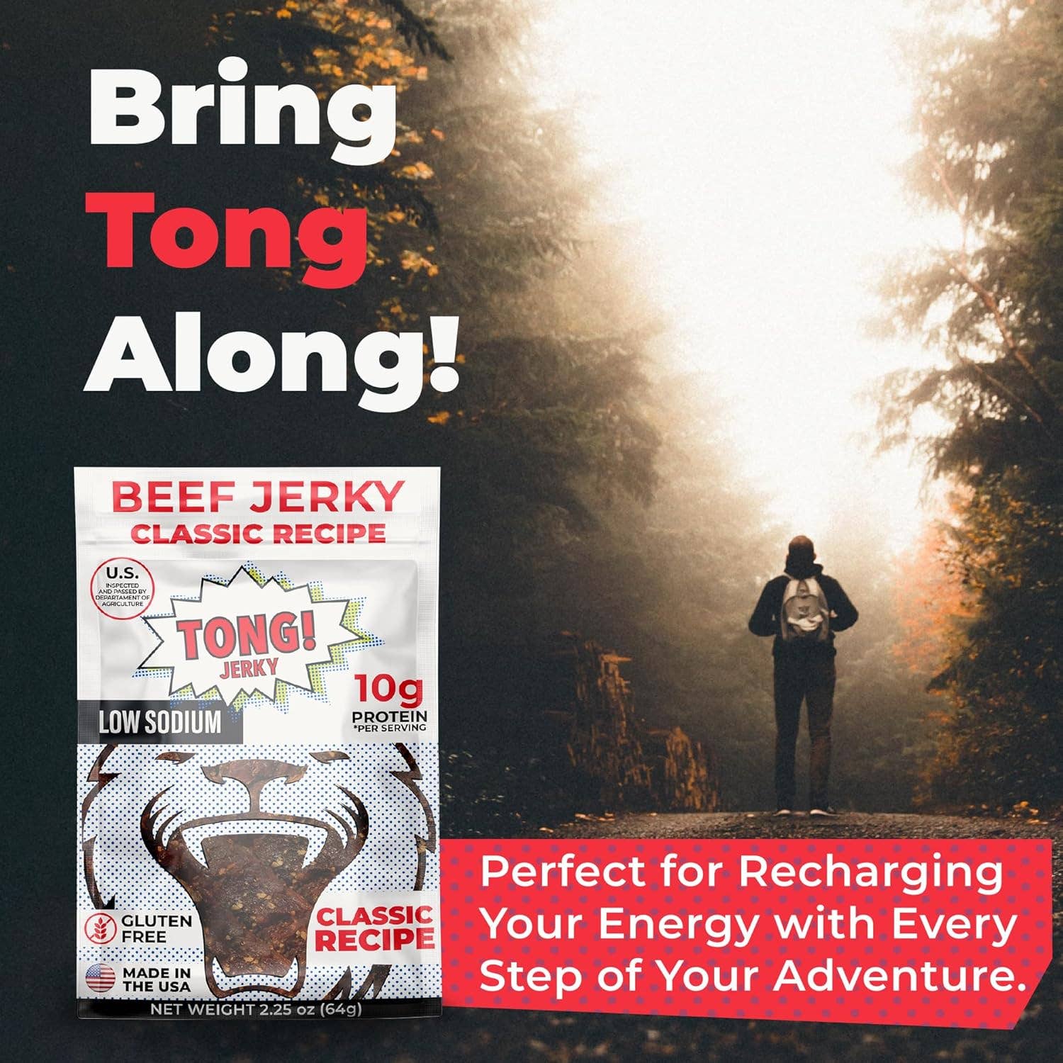 Tong Jerky - Wholesale Jerky - Beef Jerky - Keto, High Protein, Low Salt Gluten-Free4