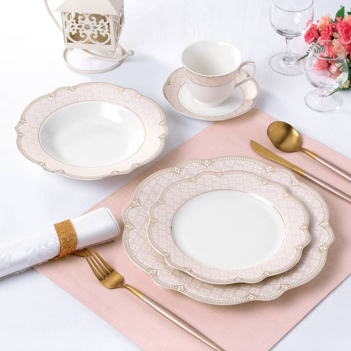 Gifts Plus - Wholesale Dinnerware Set - "Sandra" 10522G-20A (Pack 2)4