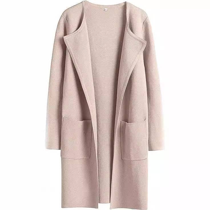 EmberLoom – Casaco - Mulher por atacado – Casaco de Tweed Oversized com Lapela Intemporal e Bolsos16