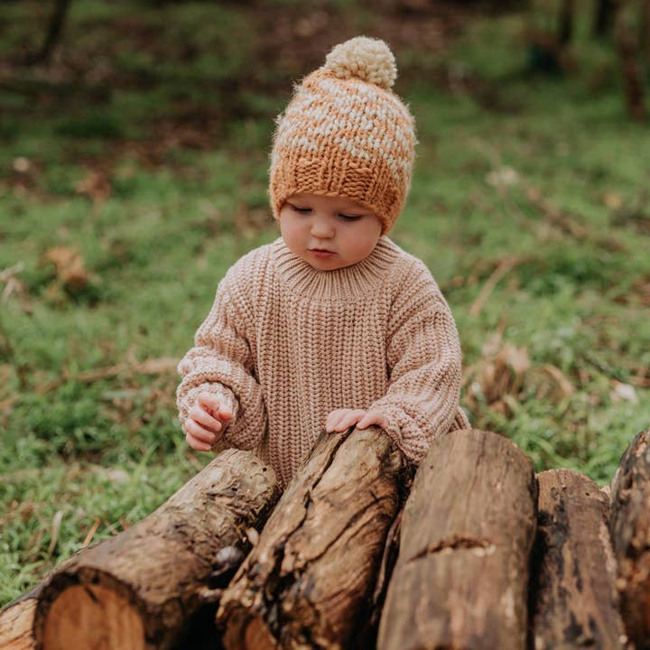 Acorn Kids - Wholesale Beanie – Kids - Indie Beanie Caramel5
