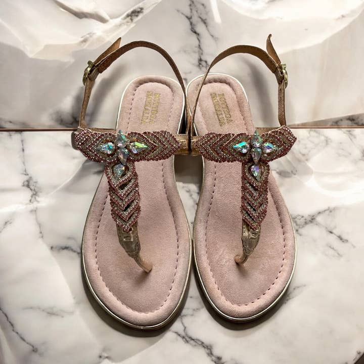 DUBAI FLIP-FLOPS 531SSQ POWDER ??? for wholesale by BOTTEGA SMERALDA