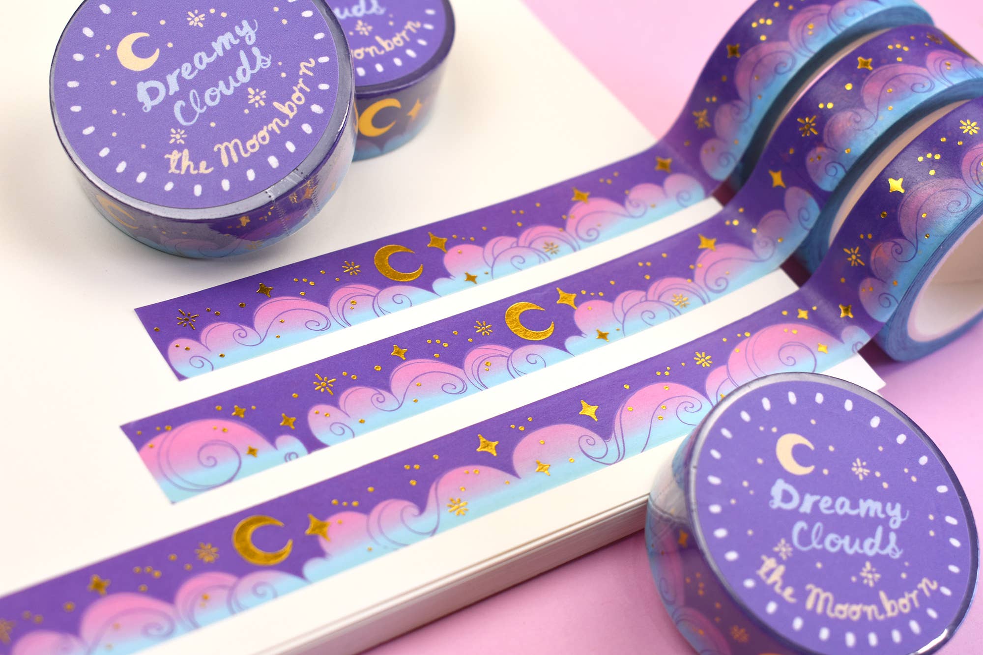 The Moonborn - Wholesale Washi Tape - Dreamy Cloudscape Washi Tape5