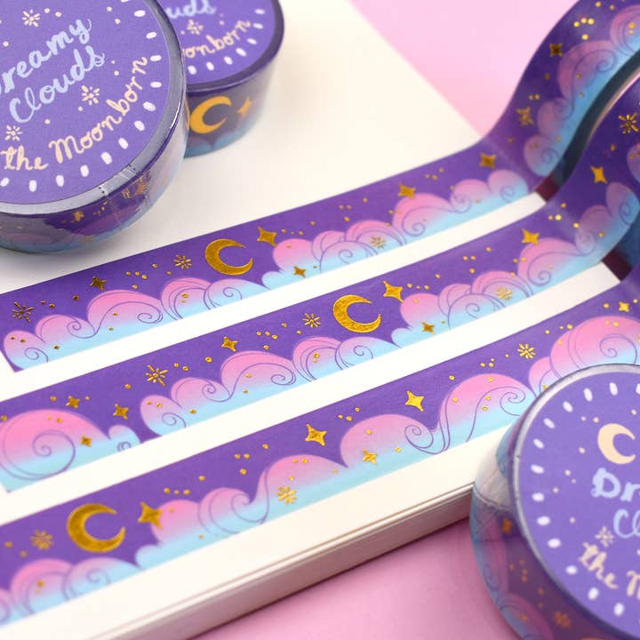The Moonborn - Wholesale Washi Tape - Dreamy Cloudscape Washi Tape5