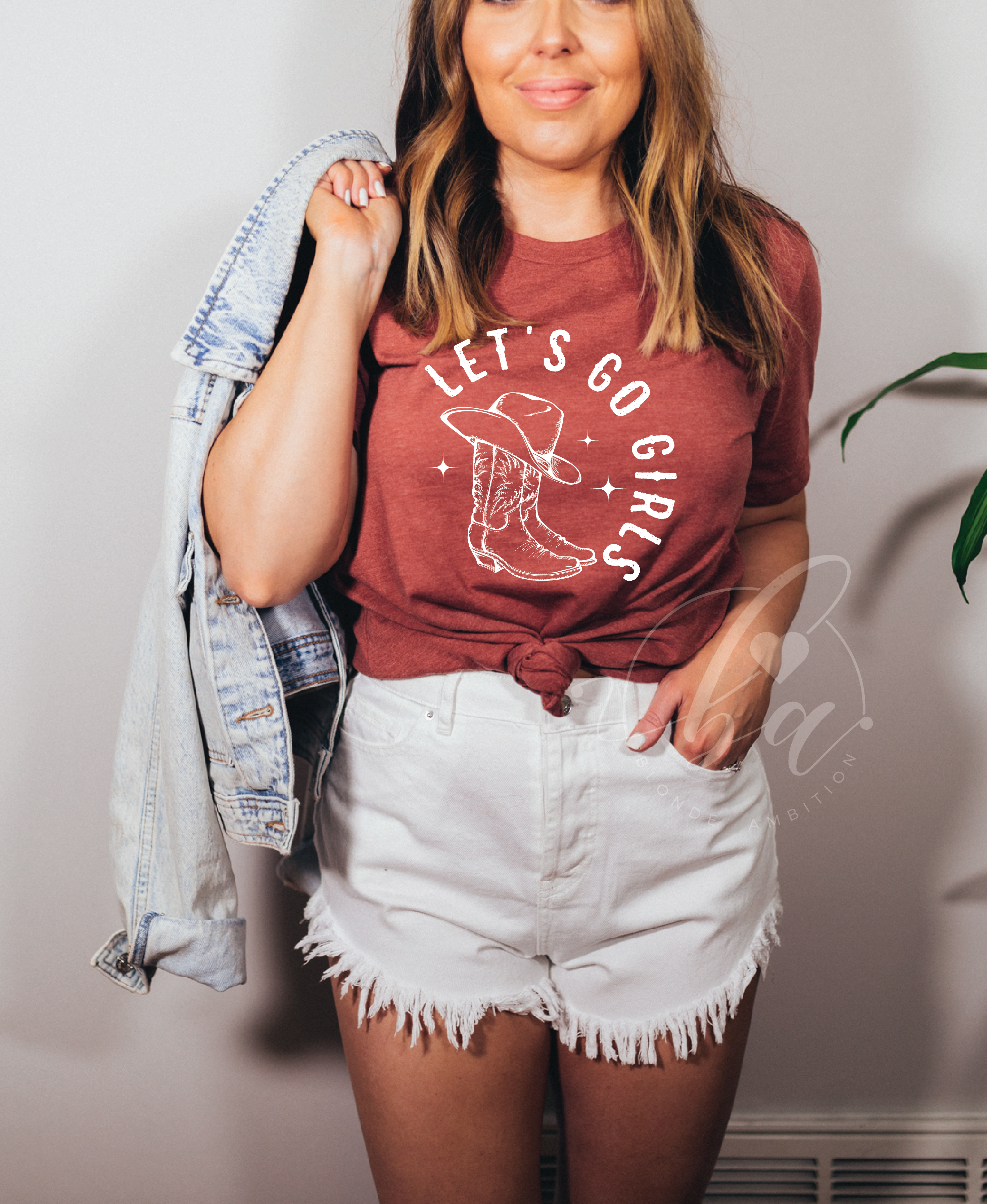 Blonde Ambition | Jewelry | Valentines Gift & Sweaters - Vente T-shirt à imprimés – femme - T-shirt Let's Go pour filles2