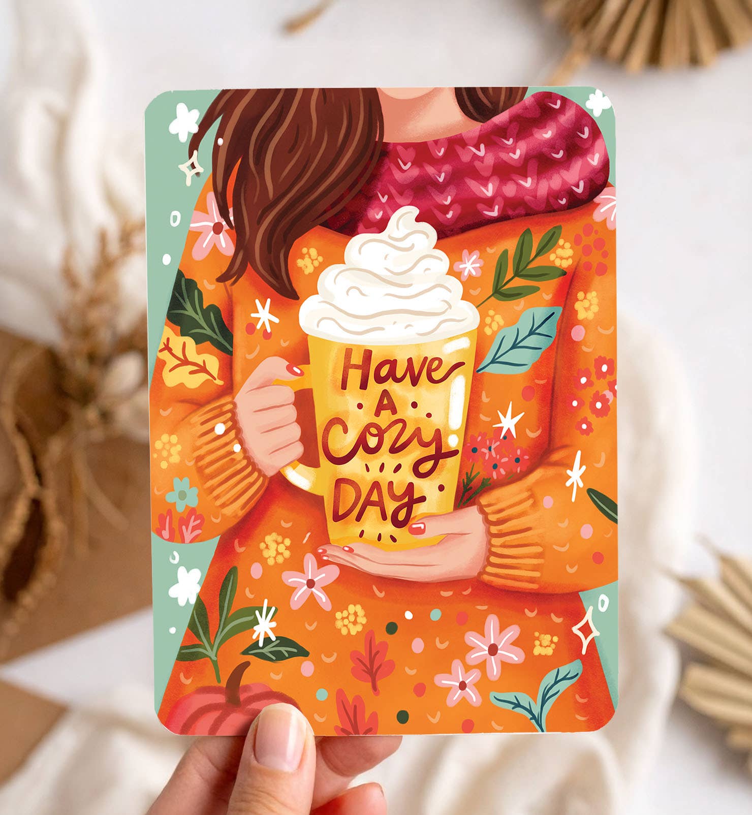 Aniet Illustration - Wholesale Birthday Card - Card congratulation birthday autumn fall postcard1