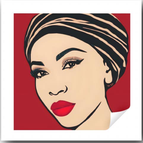 Liora (3x3-inch sticker) for wholesale by Faceries.com