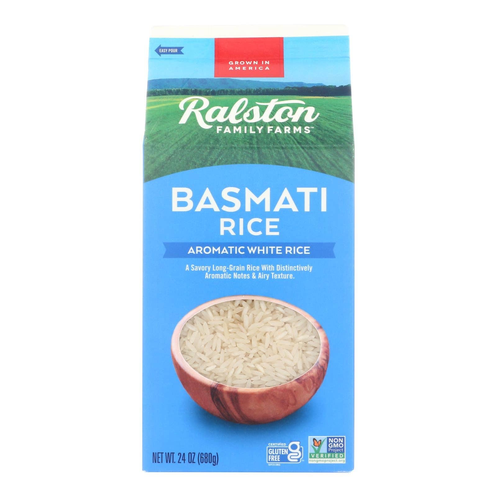 Everyday Supply Co - Wholesale Rice - Ralston Family Farms - Rice Basmati White - Case of 6-24 OZ0