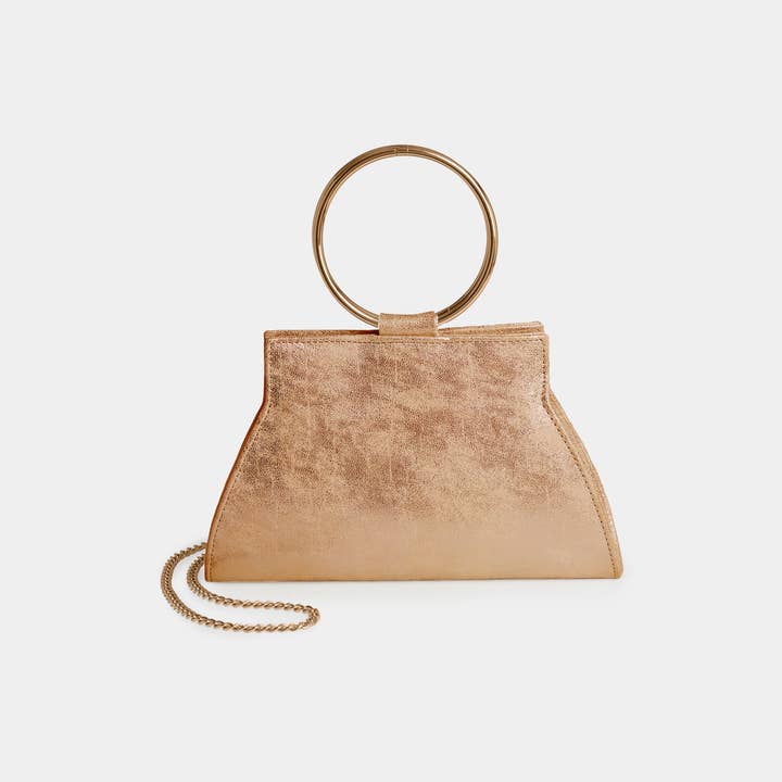 Lt Gold Lucy Shimmer Wristlet for wholesale on Faire