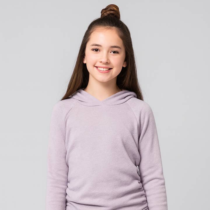 Puzzles Enterprises - Wholesale Top & Leggings Set - Kids - 993442 Girls 7-16 Brushed Knit Hoodie & Legging Set5