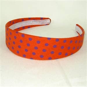 Turnovers Inc – Bandana - Mulher por atacado – Cores na Headband Campus - Laranja/Roxo0