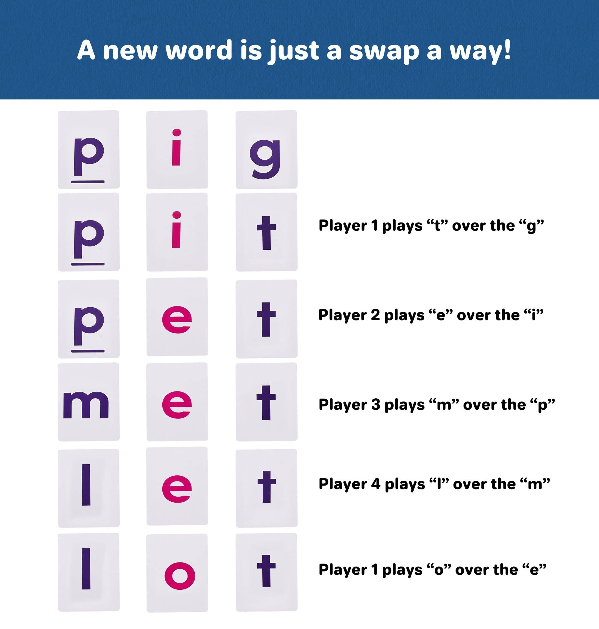 Clever Noodle - Wholesale Card Game - Pig Fig Wig Phonics Reading Game3