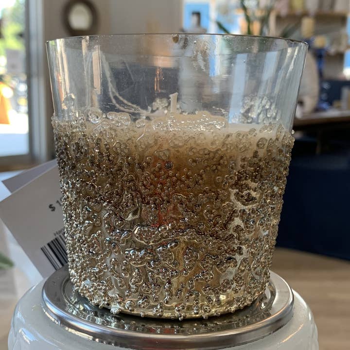 Jasmine & Vanilla scented Sparkle Candle – Recycled Glass
for wholesale by Indriya Home