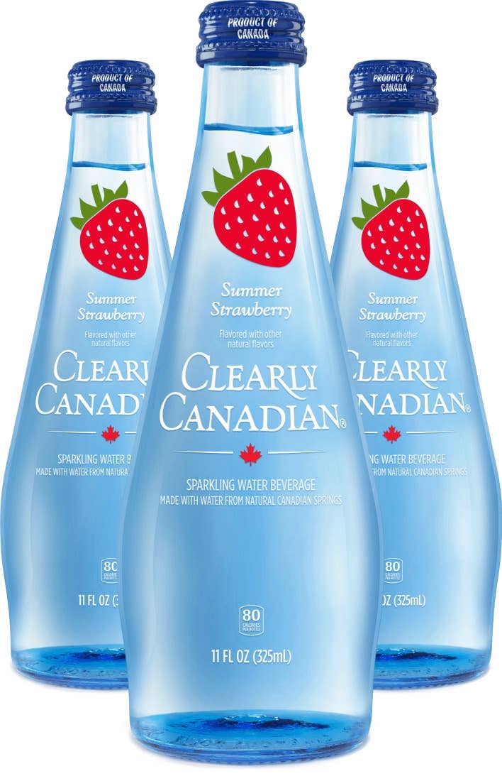 Clearly Canadian Sparkling Water - Wholesale Sparkling Water - Summer Strawberry Sparkling Water