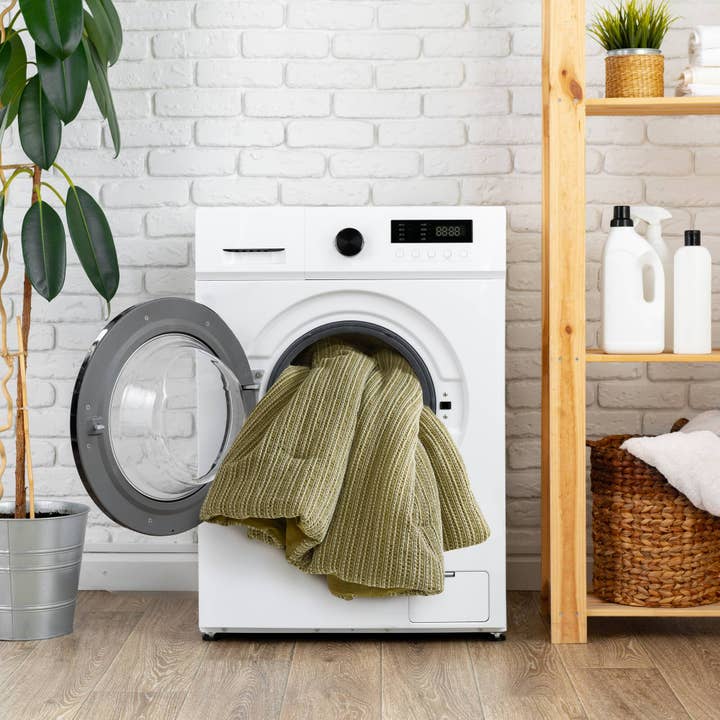 Olliix - Wholesale Bedding Set - 3 Piece Vintage Waffle Washed Comforter Set, Green12