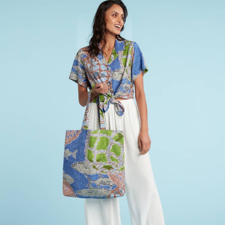 Farmers’ Market Bag - Fishing Floats for wholesale by JAMS World