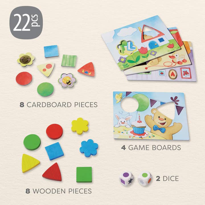 HABA USA - Wholesale Brain Game - Kids - My Very First Games - Teddy's Colors and Shapes7
