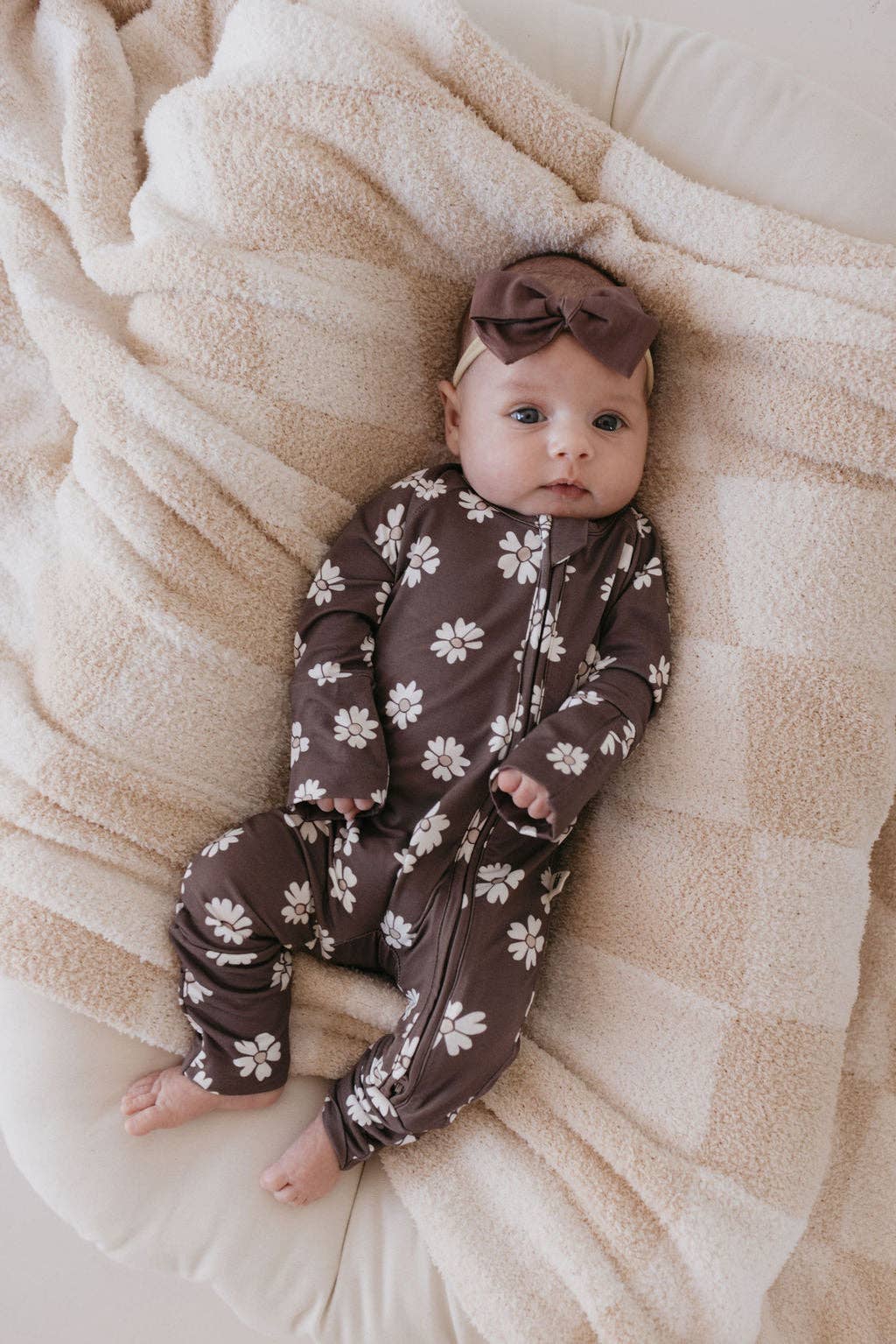 Forever French Baby - Wholesale Sleepsuit - Baby - Bamboo Zip Pajamas | Midnight Meadow0