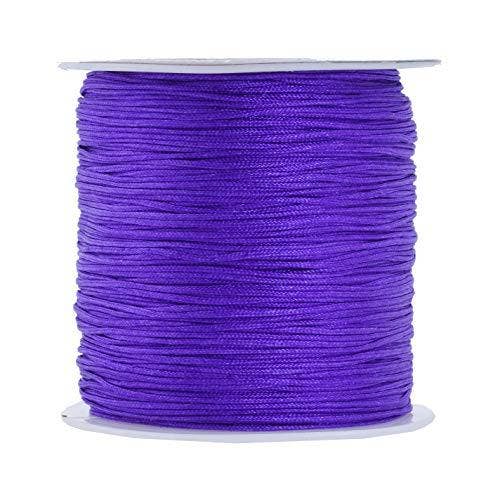 Mandala Crafts – wholesale Craft supplies – Mandala Crafts Nylon Satin Cord, Rattail Trim Thread for Chinese Knotting, Kumihimo, Beading, Macramé, Jewelry Making, Sewing11