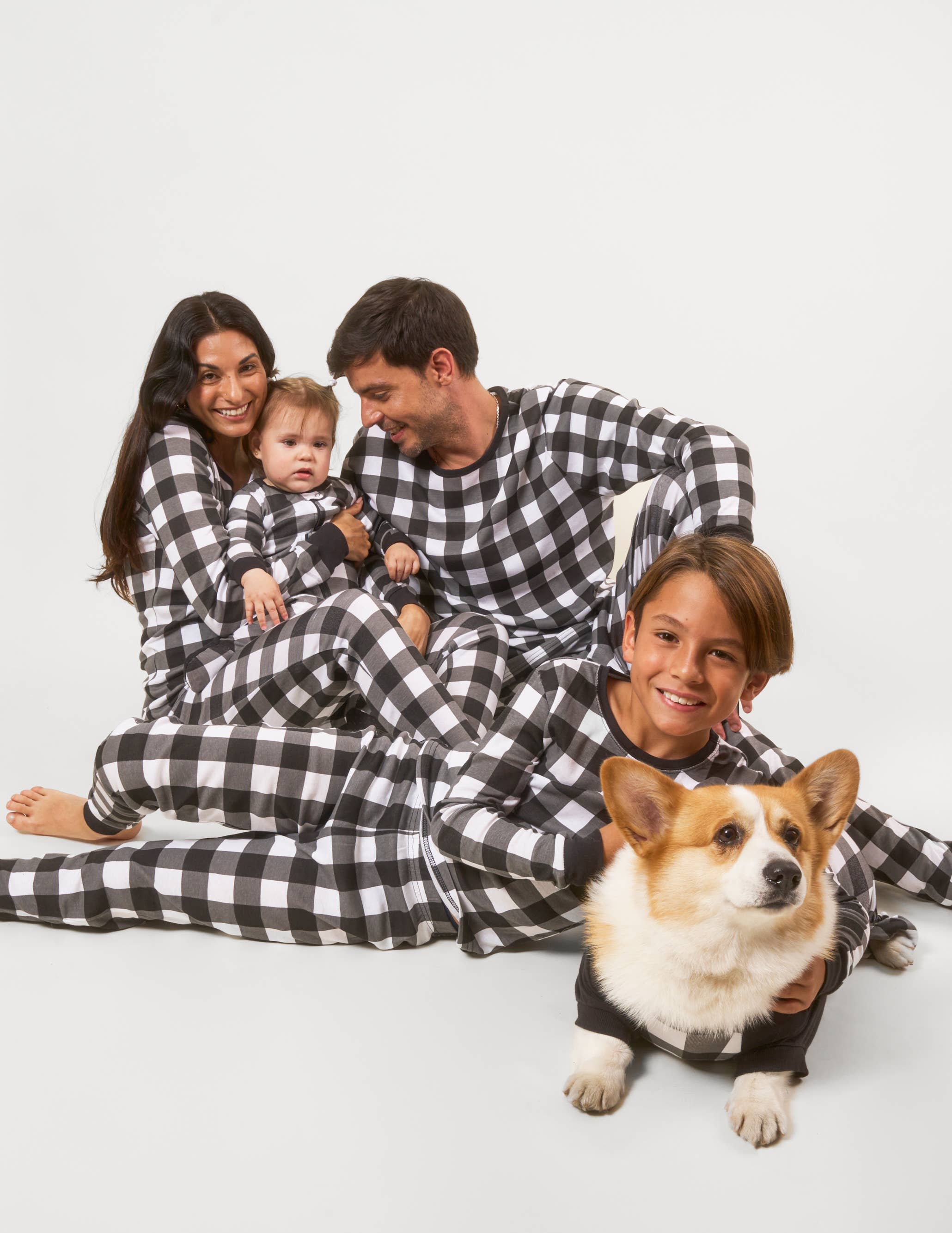 Leveret Pajamas - Wholesale Sleepwear Set - Women's - Women Two Piece Cotton Pajamas Plaid for Christmas13