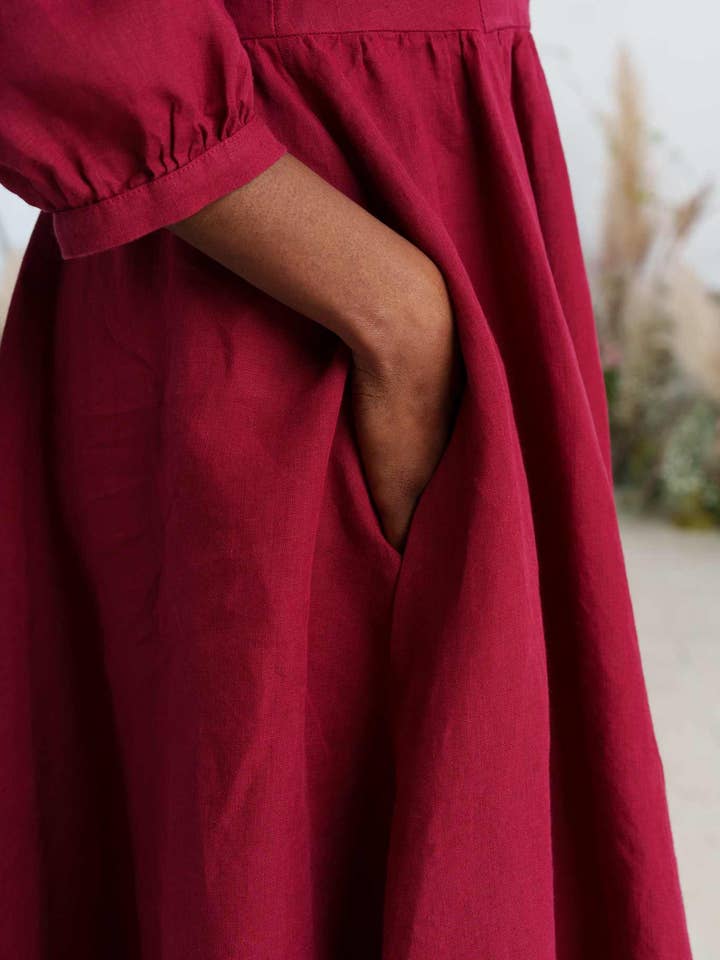 Son de Flor - Wholesale Dress - Women's - Jasmine Dress, 3/4 Sleeve20