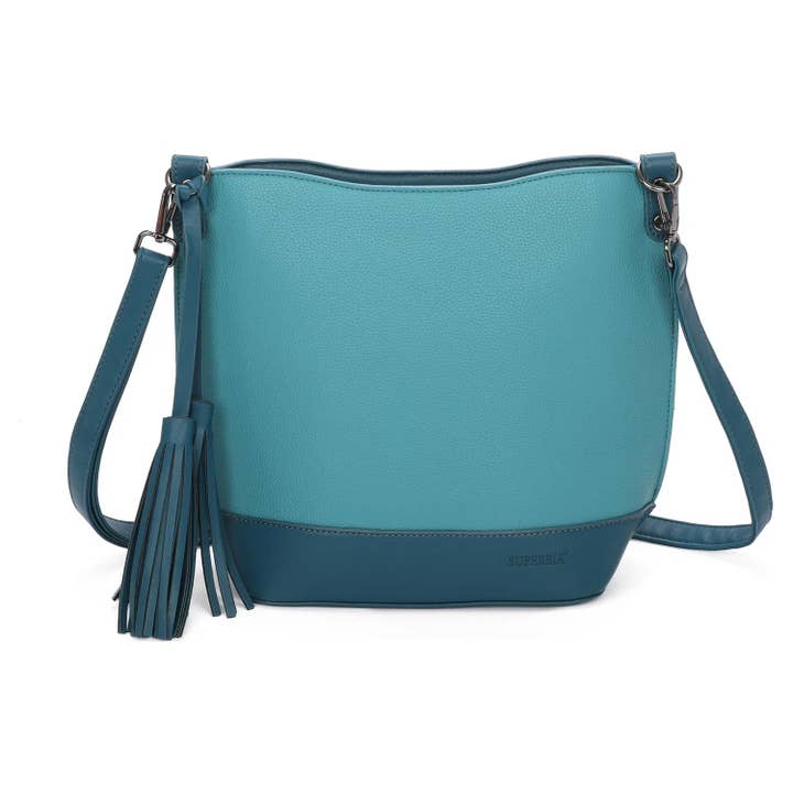 Borsa a tracolla classica di medie dimensioni Borsa a tracolla con nappa per la vendita all'ingrosso da parte di Superbia