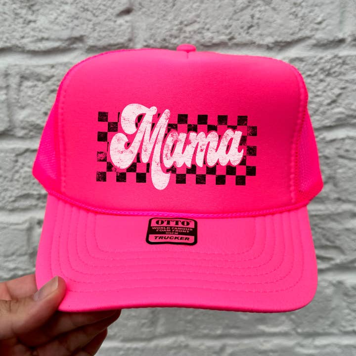 Mama Checker - Casquette Western Trucker pour la vente par Western Wholesale