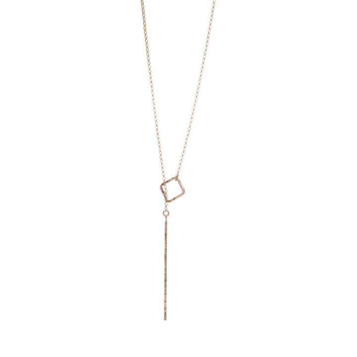 Square Stick Lariat for wholesale by Kenda Kist Jewelry