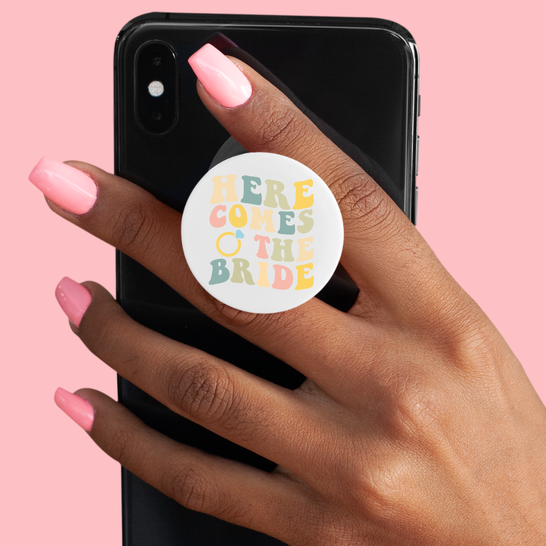 Never Knew I Needed – wholesale Phone grip – Popsocket for Bride, Bridal Apparel, Wedding White Accessory1