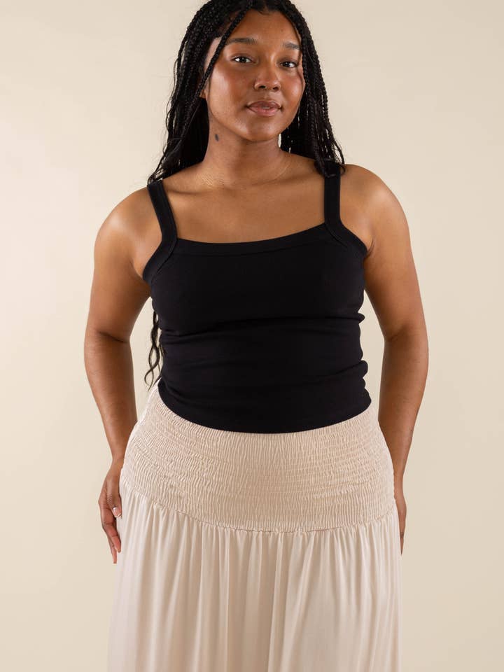 NLT - Vendita all'ingrosso Canotta - Donna - Canotta Wyatt 2x1 in cotone a costine